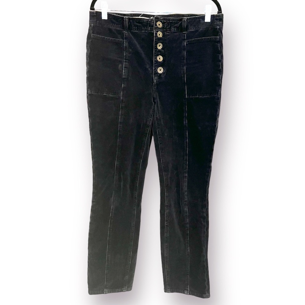 ANTHROPOLOGIE | Corduroy Navy Pants